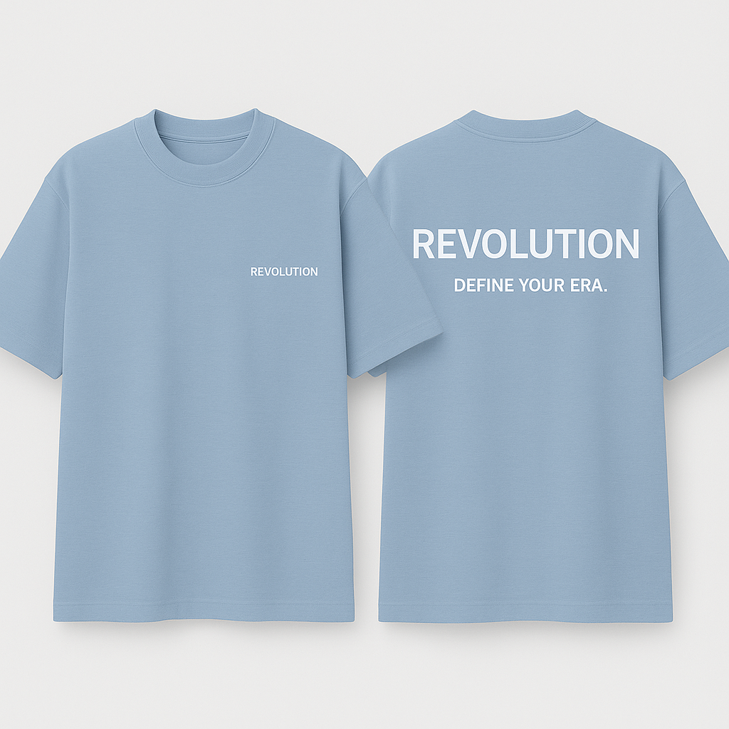 REVOLUTION Oversized T-Shirt — Define Your Era.