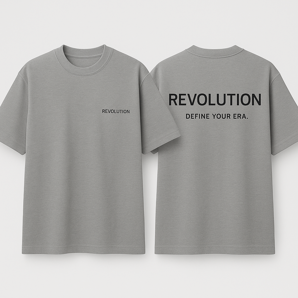REVOLUTION Oversized T-Shirt — Define Your Era.