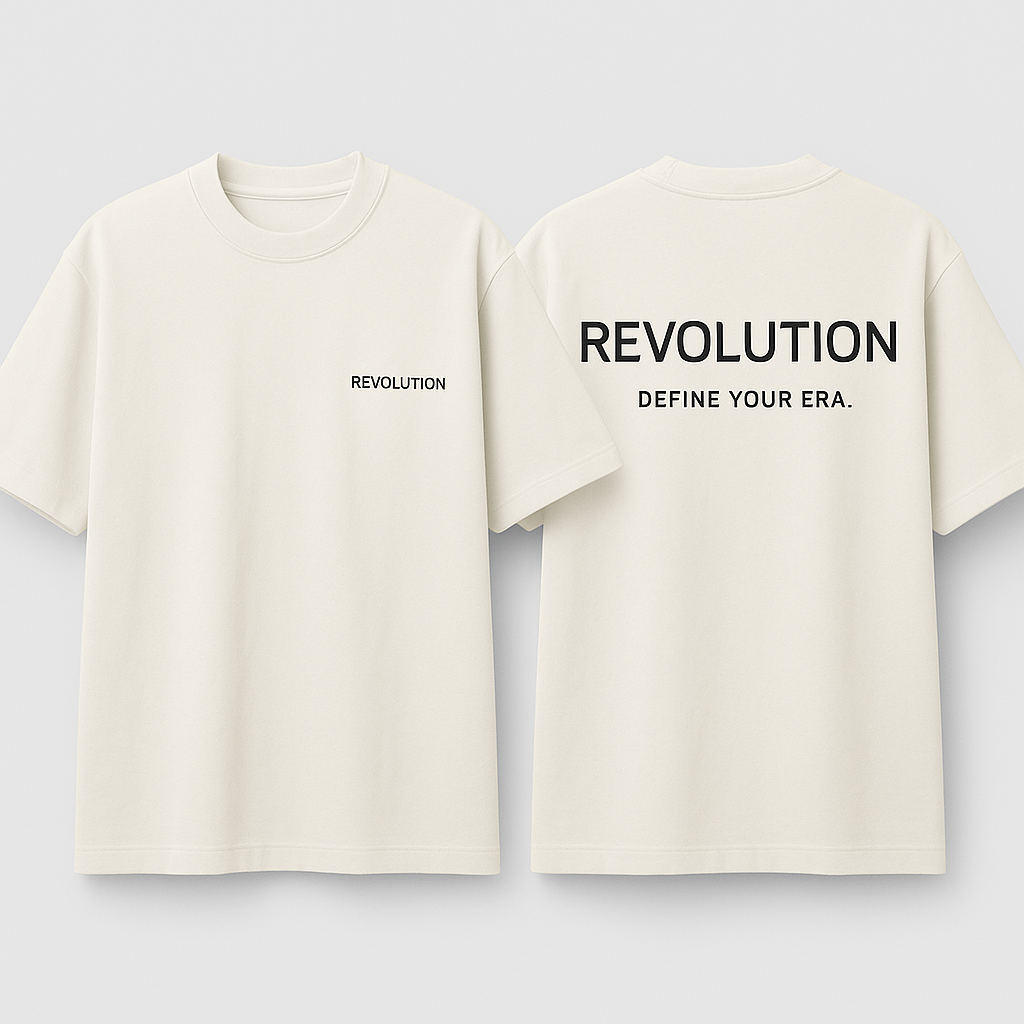 REVOLUTION Oversized T-Shirt — Define Your Era.